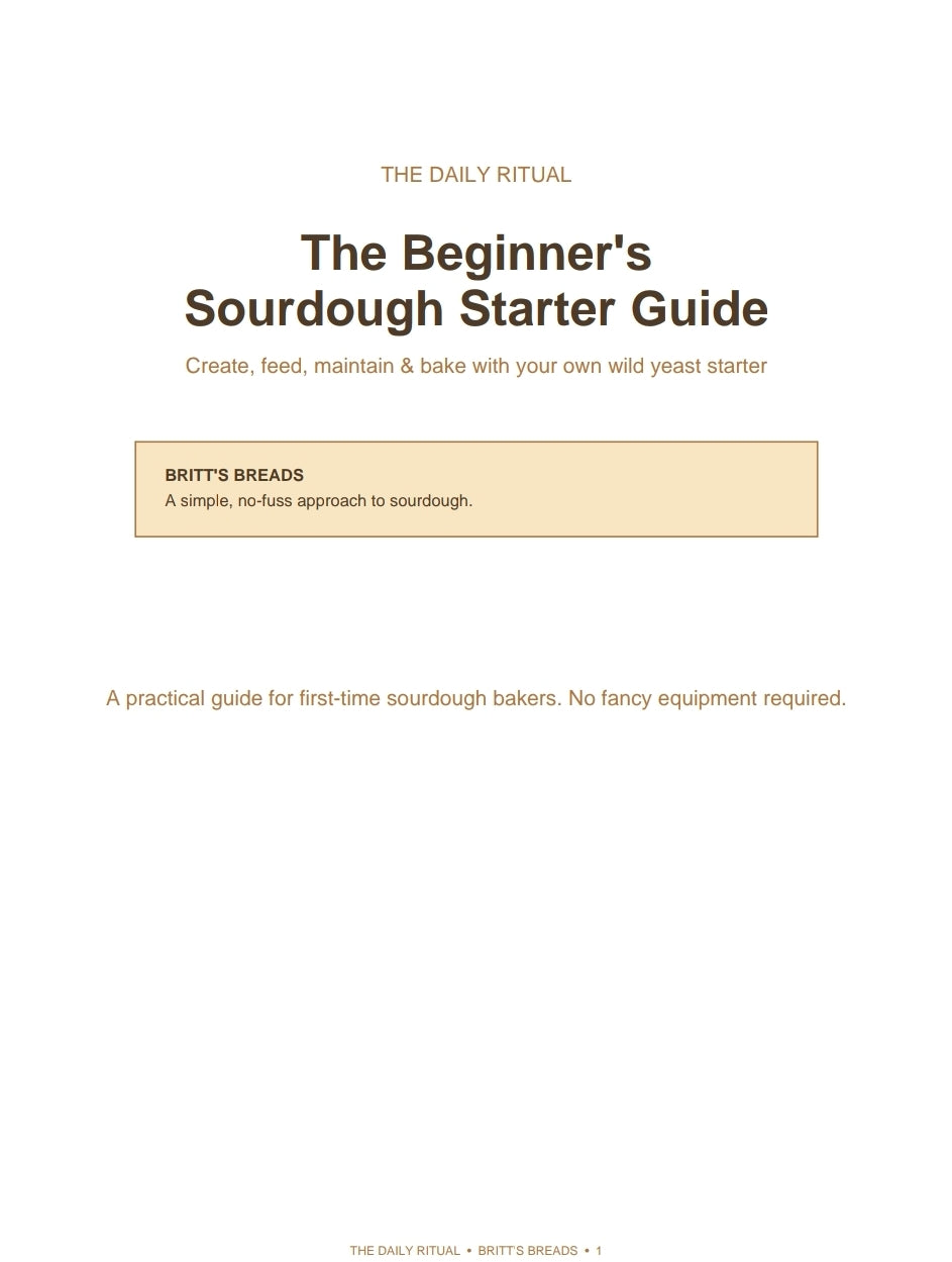 Sourdough Shopping List for Beginners